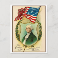 Saludo de cumpleaños de Washington