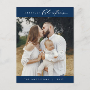 Postal Saludo de Felicidad Navidades Felices Foto de Fami