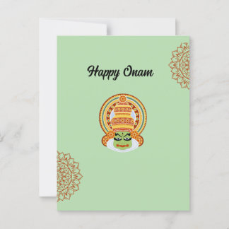 Postal saludo de feliz onam