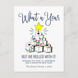 Postal Saludo de feriado de qué año Navidades