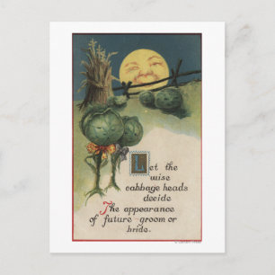 Postal Saludo de Halloween: Antropomorfismo de la basura