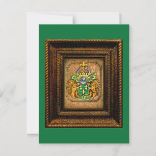 Postal Saludo de la familia holandesa van Westervelt