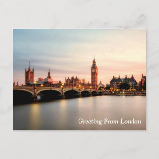 Postal saludo de londres