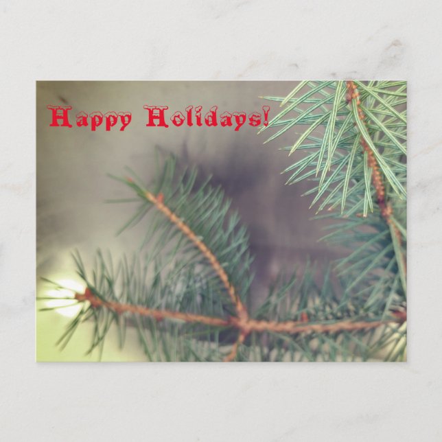 Postal Saludo de Navidad Ligero (Anverso)