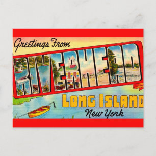 Postal Saludo de Riverhead Long Island