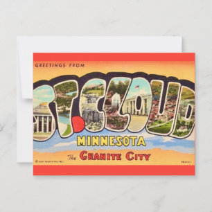 Postal Saludo de St Cloud Minnesota