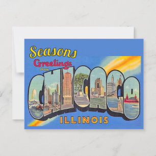 Postal Saludo de temporada desde Chicago 