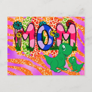 Postal Saludo del Día de la Madre de una Madre Brillante