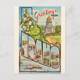 Postal Saludo del Estado de Idaho