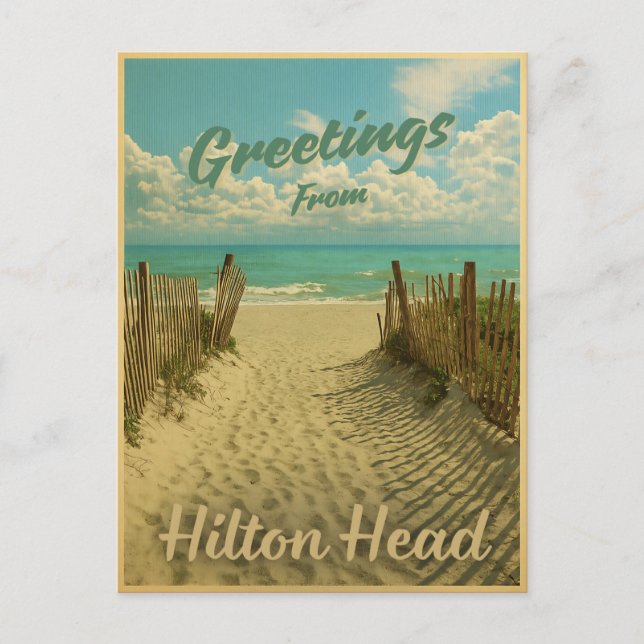Postal Saludo desde Hilton Head Island 2025 (Anverso)