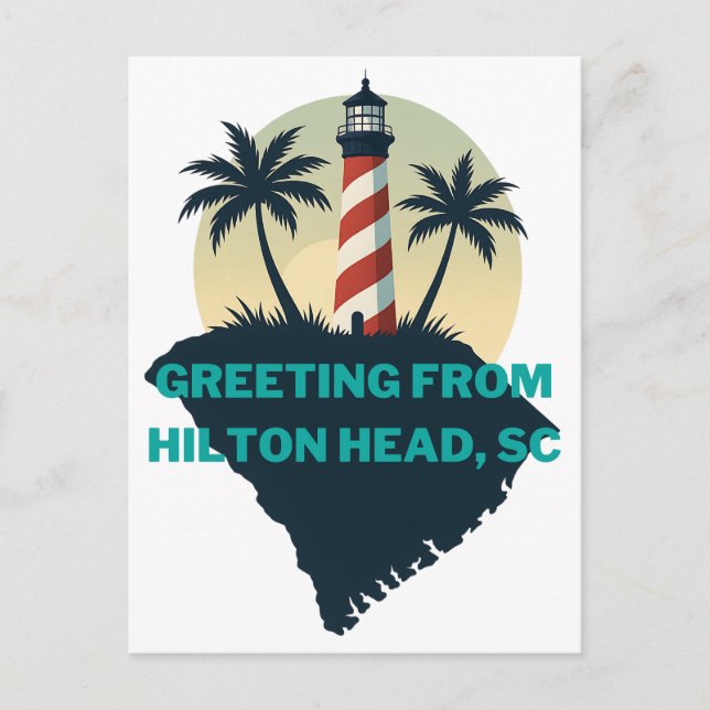 Postal Saludo desde Hilton Head Island 2025 (Anverso)