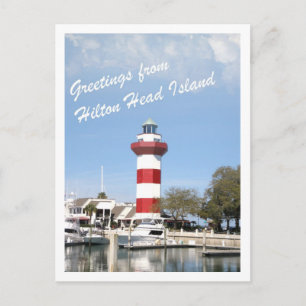 Postal Saludo desde la isla Hilton Head