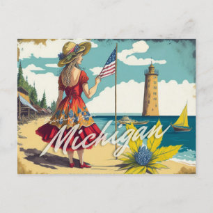 Postal Saludo desde Michigan