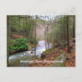 Postal Saludo desde Pennsylvania