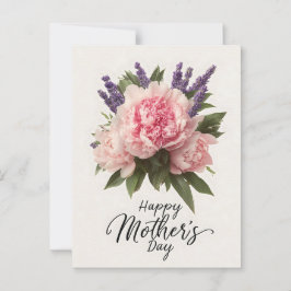 Postal Saludo floral "Feliz Día de la Madre"
