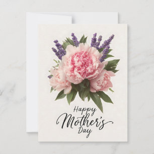 Postal Saludo floral "Feliz Día de la Madre"