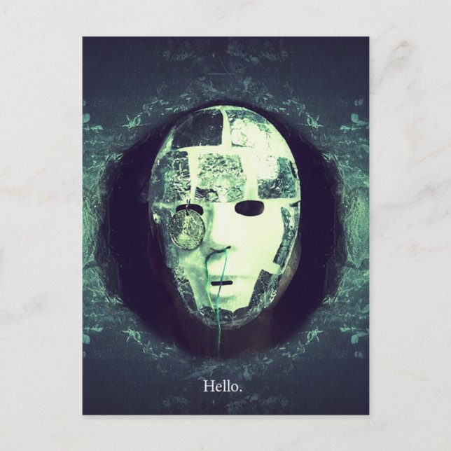 Postal Saludo fragmentado (Anverso)