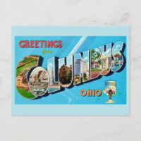 Saludo retro Columbus Ohio 