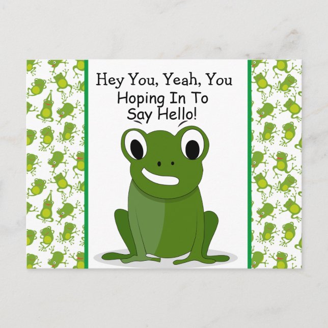 Postal Saludo suave (Anverso)