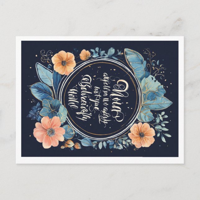 Postal Saludos (Anverso)