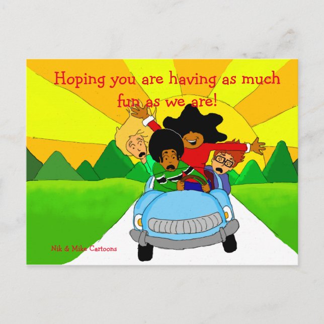 Postal Saludos (Anverso)