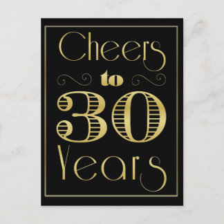 Postal Saludos a 30 años