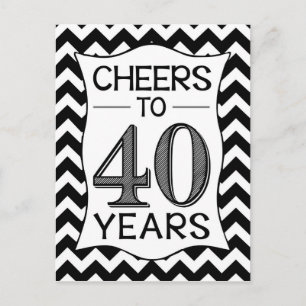 Postal Saludos a 40 años