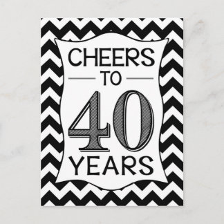 Postal Saludos a 40 años