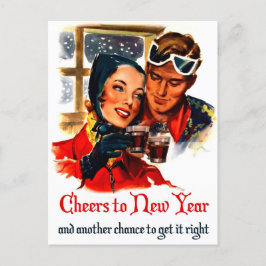 Postal Saludos al Año Nuevo