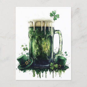 Postal ¡Saludos al Día de San Patricio! Ilustracion de ce