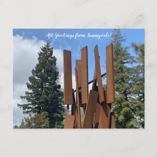 Postal ¡Saludos artísticos desde Sunnyvale! (Anverso)