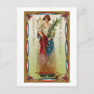 Postal Saludos de A Patriot