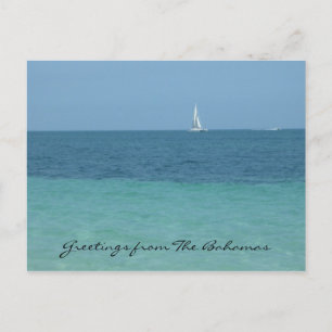 Postal saludos de bahamas