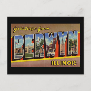 Postal Saludos de Berwyn Illinois