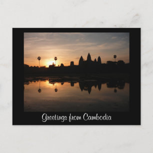 Postal saludos de camboya
