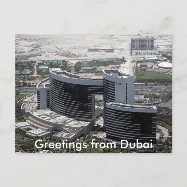 Postal Saludos de Dubai (Anverso)