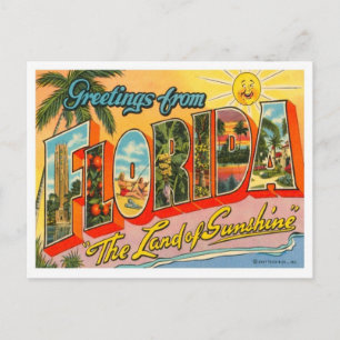 Postal Saludos de Florida desde Estados Unidos