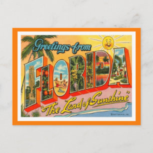 Postal Saludos de Florida desde Estados Unidos