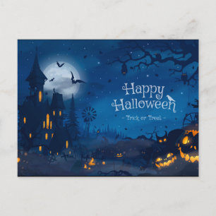 Postal Saludos de Halloween