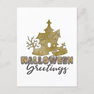 Postal Saludos de Halloween - Halloween