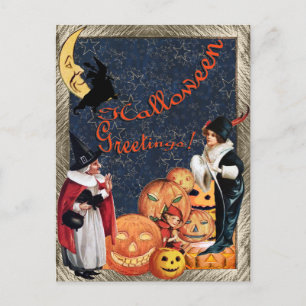 Postal Saludos de Haloween