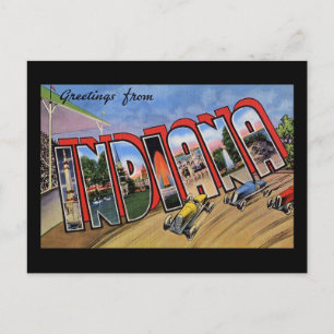 Postal Saludos de Indiana