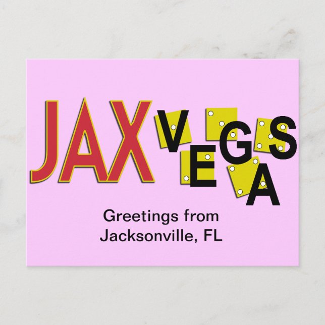 Postal Saludos de JaxVegas (Anverso)