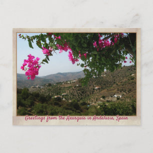 Postal Saludos de la Axarquía