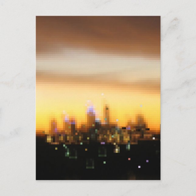 Postal saludos de la gran ciudad (Anverso)