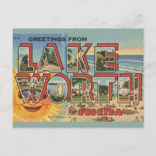 Postal Saludos de Lake Worth Florida