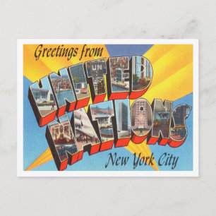 Postal Saludos de las Naciones Unidas, Nueva York