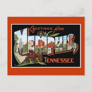 Postal Saludos de Memphis, Tennessee