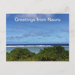 Postal saludos de nauru