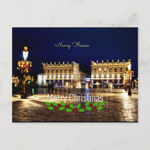 Postal Saludos de Navidad desde Nancy, Francia